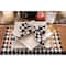 Black And Cream Harlequin Print Napkin, 6ct.